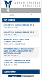 Mobile Screenshot of menloathletics.com
